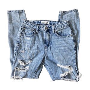 Almost Famous Distressed Ripped Denim Jeans SZ 0
